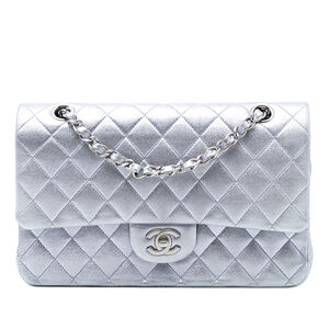 Pre-Loved Chanel Medium Classic Metallic Lambskin Double Flap